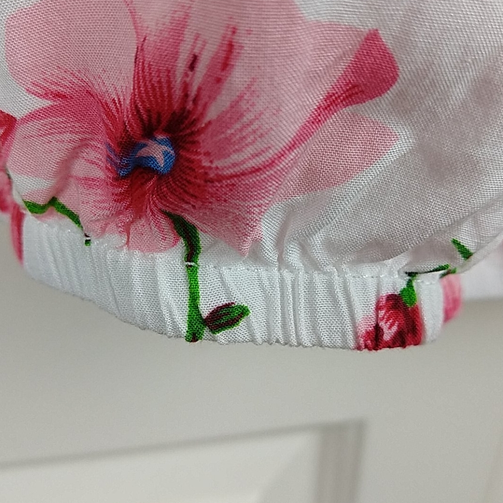 Bailey & Chloe Floral Off/On Shoulder SS Blouse M - Picture 4 of 8